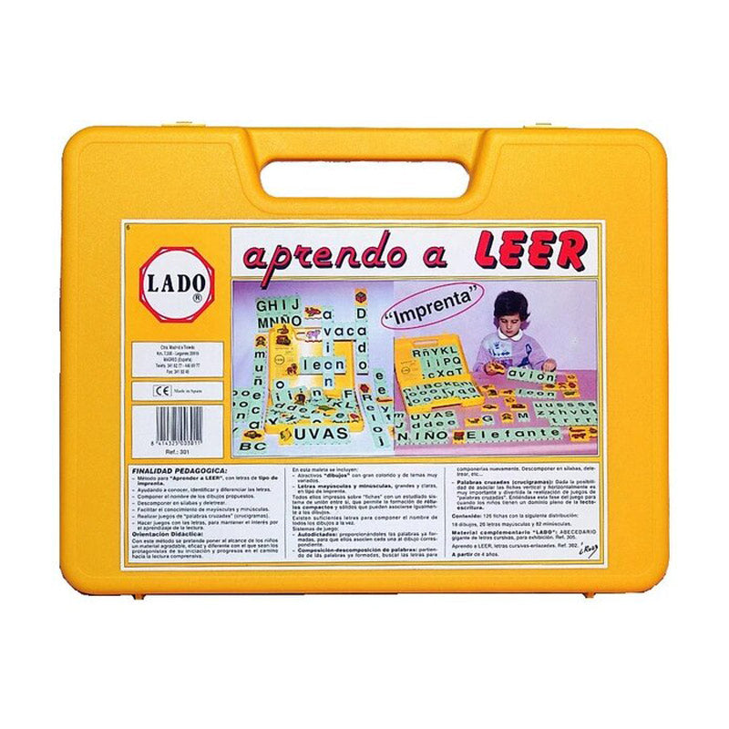 Maleta Aprendo a Leer Letra Imprenta