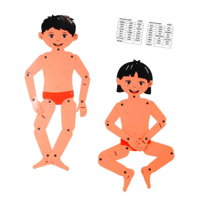 Muñecos Articulados Niño - Niña