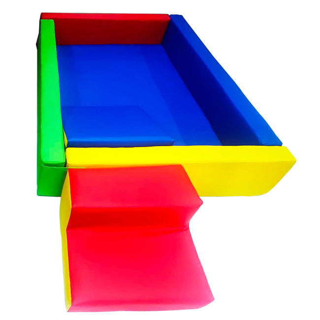 Piscina Rectangular con Escalera y Rampa