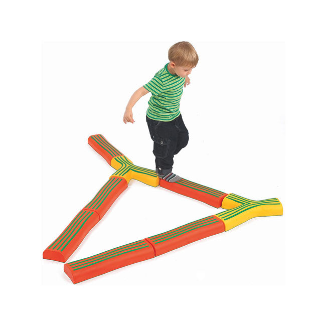 Pista de Equilibrio Diseño Troncos