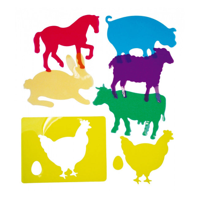 Plantillas Animales de Granja – Traslúcido