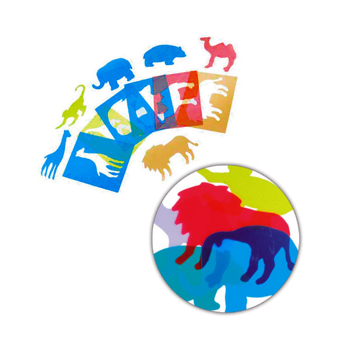 Plantillas animales del zoo - Traslúcidas