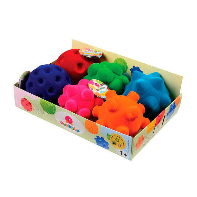 Set 6 Pelotas Soft Texturas medianas