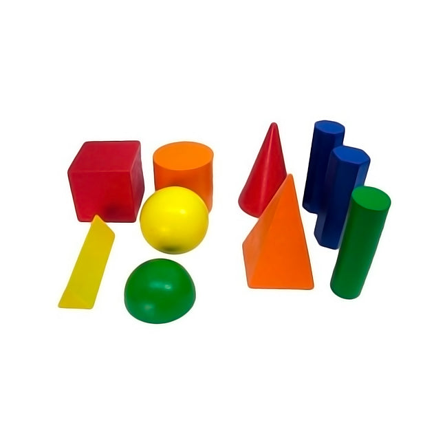 Cuerpos Geometricos Madera Color
