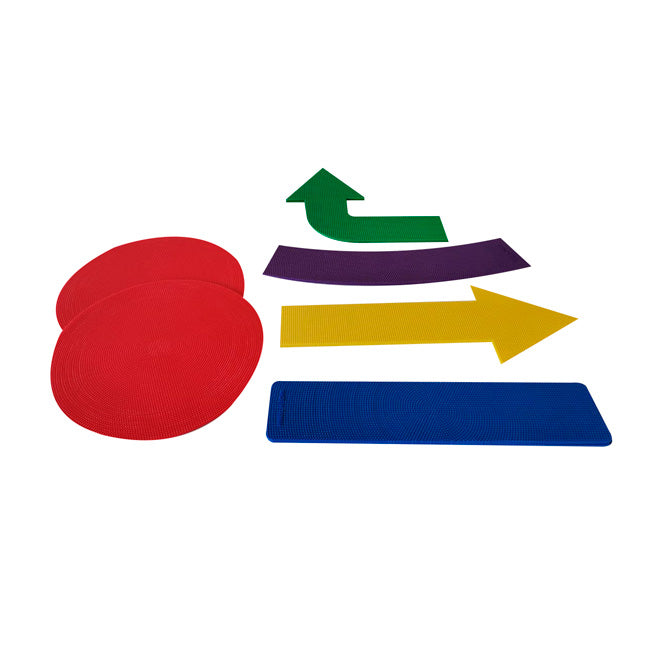 Set de Flechas, Rectas, Curvas y Círculos de Piso