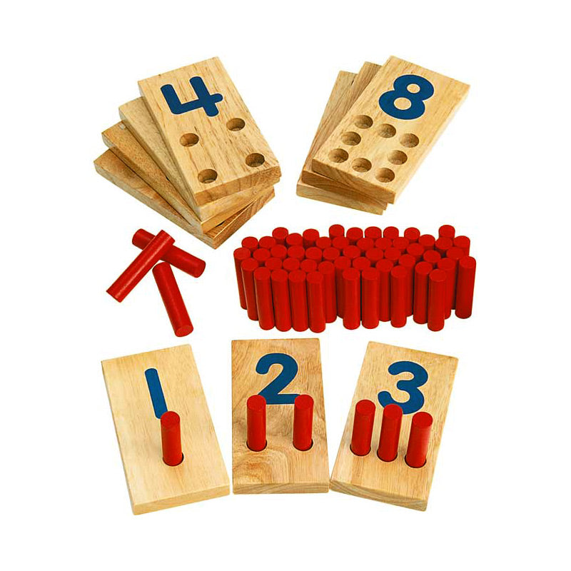 Tableros Numéricos Montessori 65 Piezas