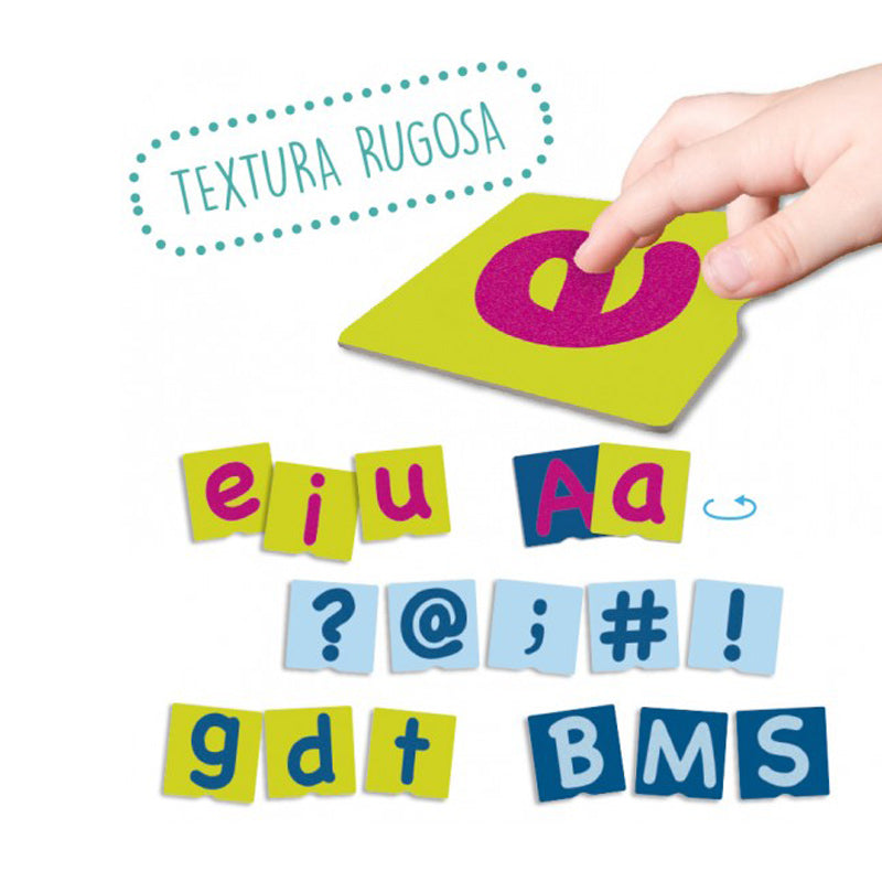 Tacto Fichas de Letras y Signos de Puntuación