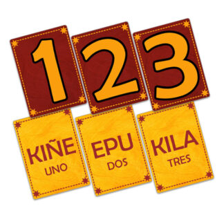Flash Card Números Lengua Huilliche