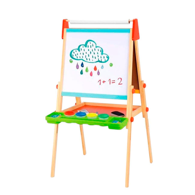 Atril de Arte con Deposito y Letras Magneticas